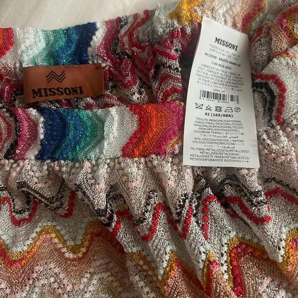 Missoni Multicolor Zigzag Mini Skirt - Picture 8 of 8